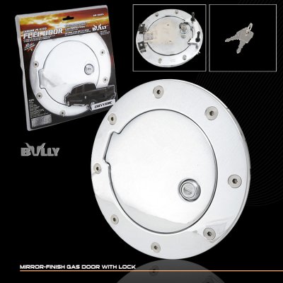 Chevy Suburban 2000-2006 Bully Chrome Fuel Door with Lock