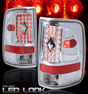 Ford F150 2004-2008 Clear LED Style Tail Lights