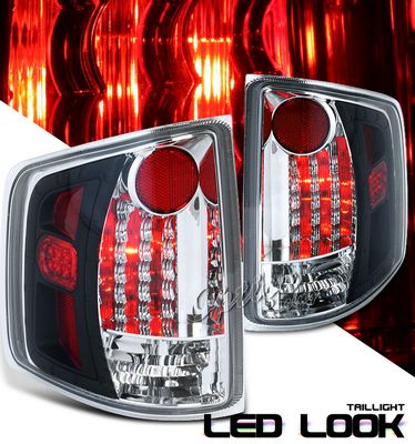 Chevy S10 1994-2001 Black LED Style Tail Lights