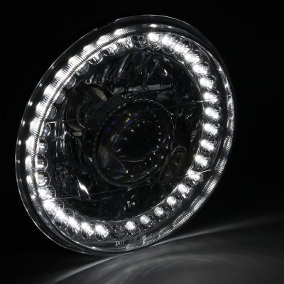 Ford F250 1969-1979 White LED Sealed Beam Projector Headlight Conversion