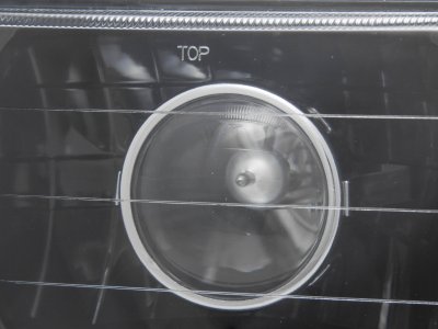 Cadillac Eldorado 1975-1985 4 Inch Black Sealed Beam Projector Headlight Conversion