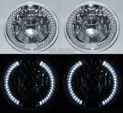 Toyota Pickup 1973-1981 7 Inch LED Sealed Beam Projector Headlight Conversion