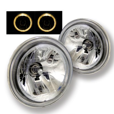 VW Beetle 1971-1979 Sealed Beam Headlight Conversion Amber Halo