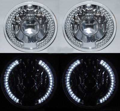 Chevy Suburban 1974-1980 7 Inch LED Sealed Beam Projector Headlight Conversion