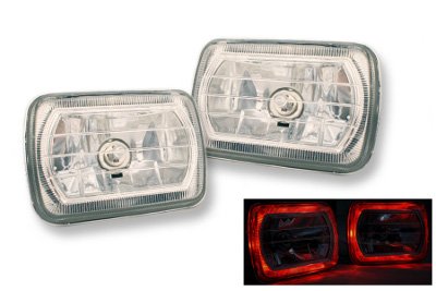 Toyota Tercel 1980-1987 7 Inch Red Ring Sealed Beam Headlight Conversion