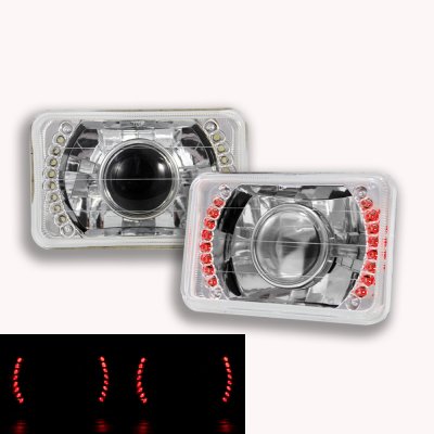 Mercury Marquis 1985-1986 Red LED Sealed Beam Projector Headlight Conversion