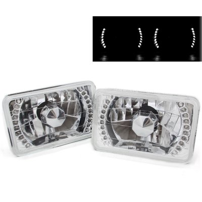 Lincoln Continental 1985-1986 White LED Sealed Beam Headlight Conversion