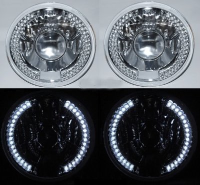 VW Bus 1968-1979 7 Inch LED Sealed Beam Projector Headlight Conversion