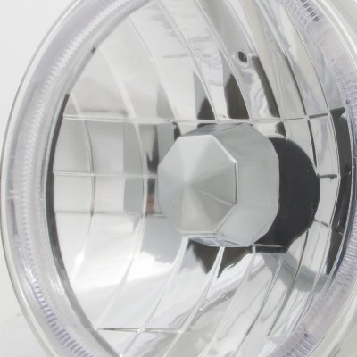 Plymouth Fury 1975-1976 Sealed Beam Headlight Conversion White Halo