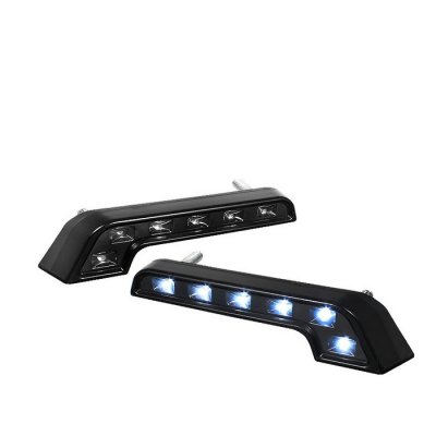 Black MB Style LED DRL Daytime Running Lights