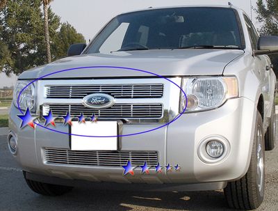 Ford Escape 2008-2011 Polished Aluminum Billet Grille Insert