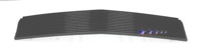 Ford Mustang V6 2005-2009 Black Aluminum Billet Grille Insert