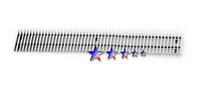 Chevy TrailBlazer LT 2006-2009 Aluminum Vertical Lower Bumper Billet Grille Insert