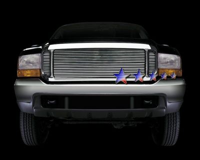 Ford F450 Super Duty 1999-2004 Polished Aluminum Billet Grille Insert
