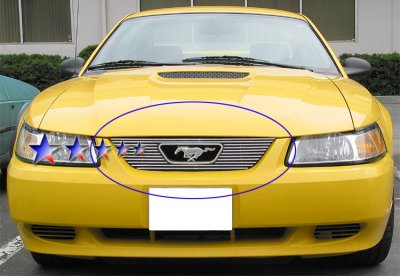 Ford Mustang 1999-2004 Aluminum Grille Insert
