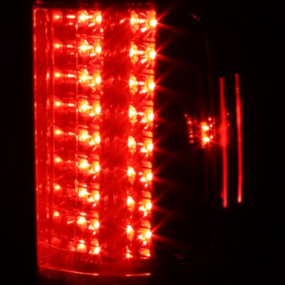 Chevy Silverado 2007-2013 Black Headlights and Smoked LED Tail Lights