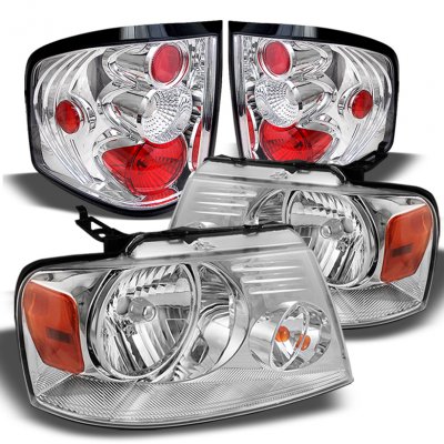 Ford F150 Flareside 2004-2006 Clear Headlights and Tail Lights