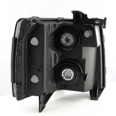 Chevy Silverado 2007-2013 Smoked Headlights and LED Tail Lights