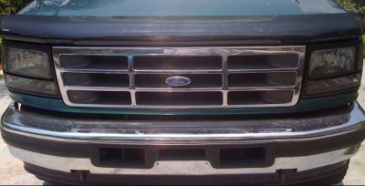 Ford Bronco 1992-1996 Smoked Headlights and Bumper Lights Set