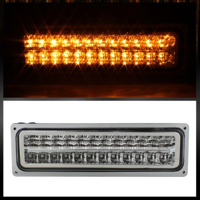 Chevy Suburban 1988-1993 Clear Euro Headlights and LED Bumper Lights