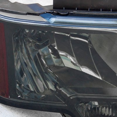 Ford F150 2009-2014 Smoked Crystal Headlights and LED Tail Lights