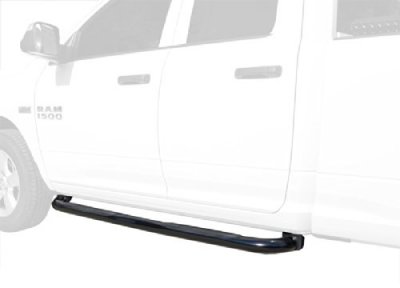 Dodge Ram Quad Cab 2009-2015 Nerf Bars Black 3 Inches