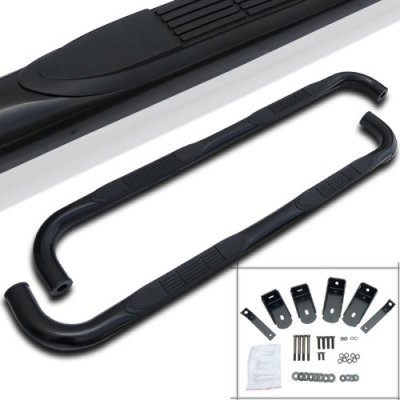 Chevy 3500 Pickup Extended Cab 1988-1998 Nerf Bars Black