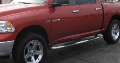 Dodge Ram 3500 Crew Cab 2010-2015 Nerf Bars Stainless Steel 3 Inches
