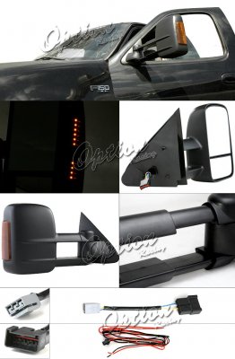 Ford F150 1997-2003 Towing Mirrors Power LED Signal