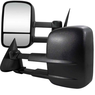 Ineedup Tow Mirrors Rearview Mirrors Fit for 1997-2003 Ford F150 Standard and Extended Cab with Left Right Side Power Operation Non-Heated Without Turn Signal Light 