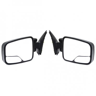 GMC Yukon 2000-2006 Black Manual Extendable Towing Mirrors