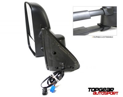 GMC Sierra 2500HD 2003-2006 Towing Mirrors Power Heated LED Signal Lights