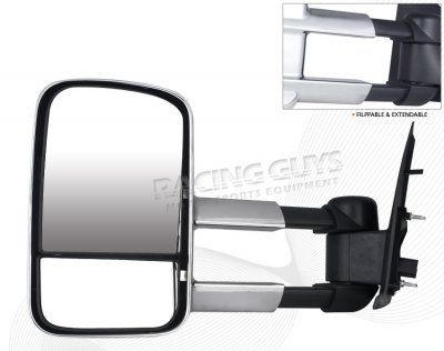 Ford F250 Light Duty 1997-2003 Chrome Towing Mirrors Manual