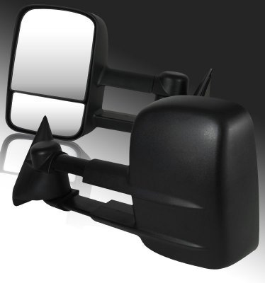 Chevy 3500 Pickup 1988-2000 Black Power Heated Towing Mirrors