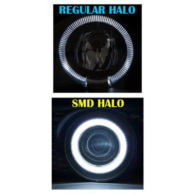 Dodge Ram 3500 2003-2009 SMD LED Halo Projector Fog Lights
