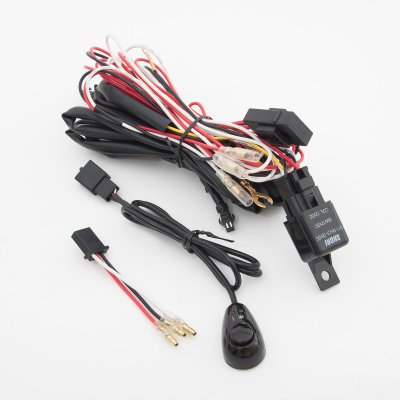 Dodge Ram 1994-2001 Black LED Fog Lights and Bumper Grille Kit