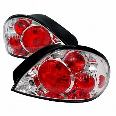 Pontiac Grand AM 1999-2005 Chrome Custom Tail Lights