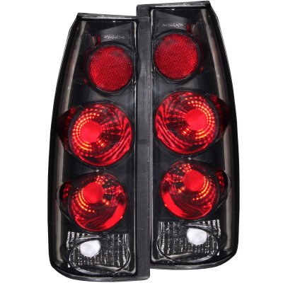 Chevy Tahoe 1995-1999 Black Smoked Custom Tail Lights