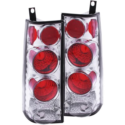 GMC Savana 1996-2002 Chrome Custom Tail Lights