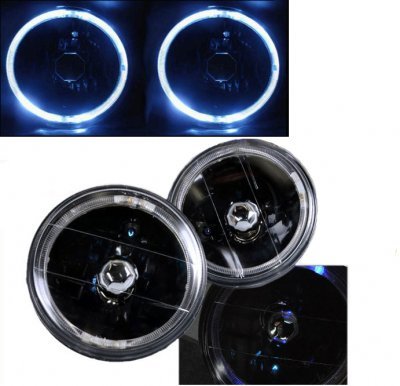 Jeep Wrangler 2007-2015 Black Halo Headlights Conversion