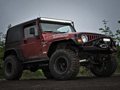 Jeep Wrangler TJ 1997-2006 LED Light Bar with Mounting Brackets