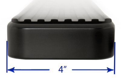 Dodge Ram 2500 Regular Cab 2010-2018 Running Boards Black 4 Inch Side Steps