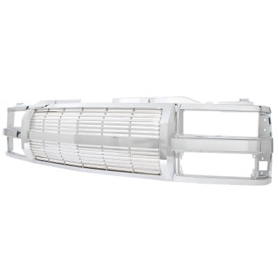 thumbnail image 2 of Full Chrome Billet Grille & Shell For 2014-2015 Chevy Silverado 1500 - Front 2 of 3