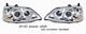 Honda Civic 2001-2003 Clear Dual Halo Projector Headlights