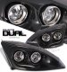 Ford Focus 2000-2004 Black Projector Headlights