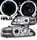 Nissan Sentra 2000-2003 Clear Halo Projector Headlights
