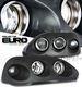 Honda Civic 1996-1998 Black Projector Headlights