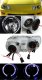 Acura Integra 1998-2001 Black Dual Halo Projector Headlights