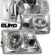 Ford Ranger 1998-2000 Clear Projector Headlights