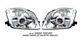 Honda Prelude 1997-2001 Clear Projector Headlights